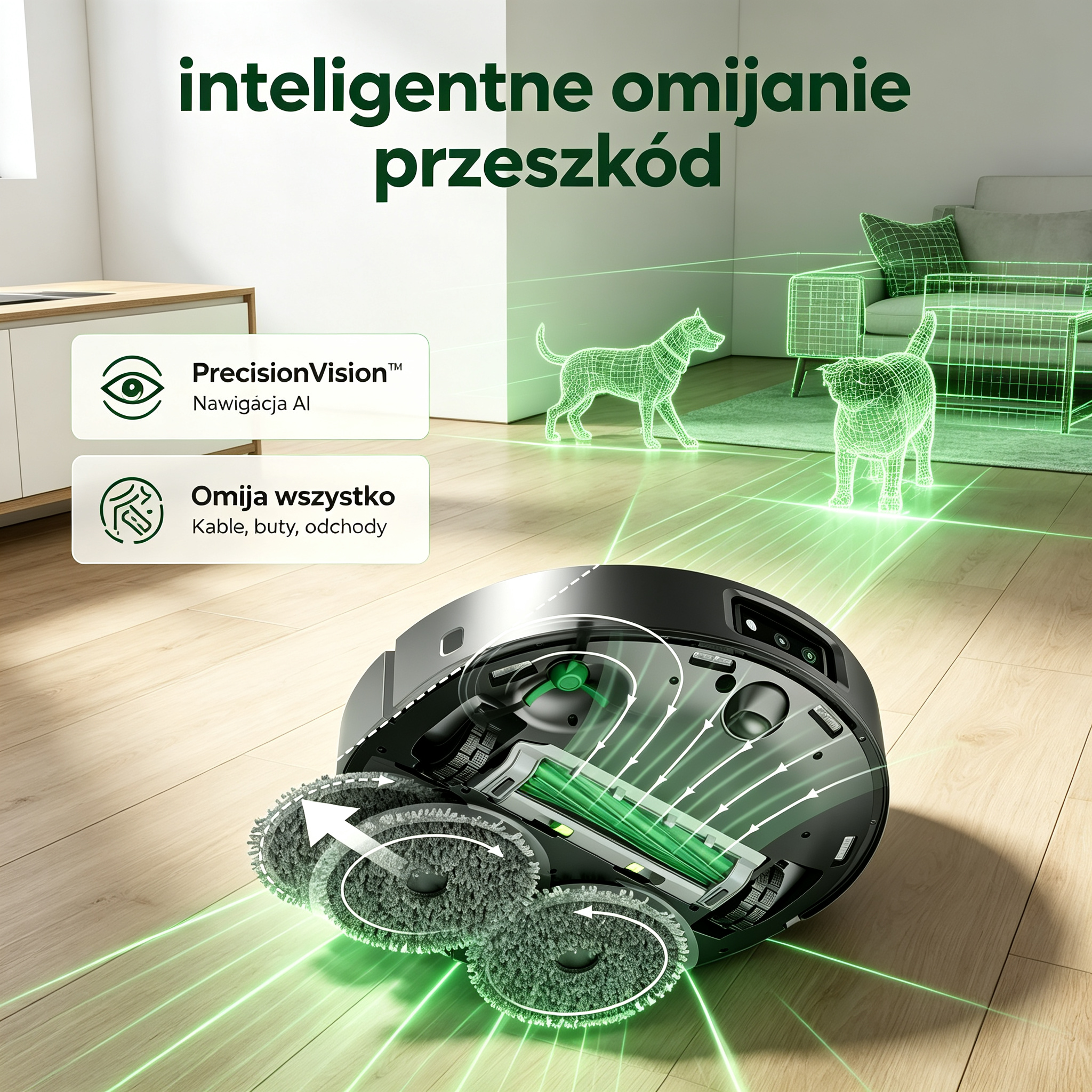 iRobot Roomba Combo 505 — Robot sprzątający 2w1 z stacją AutoWash™