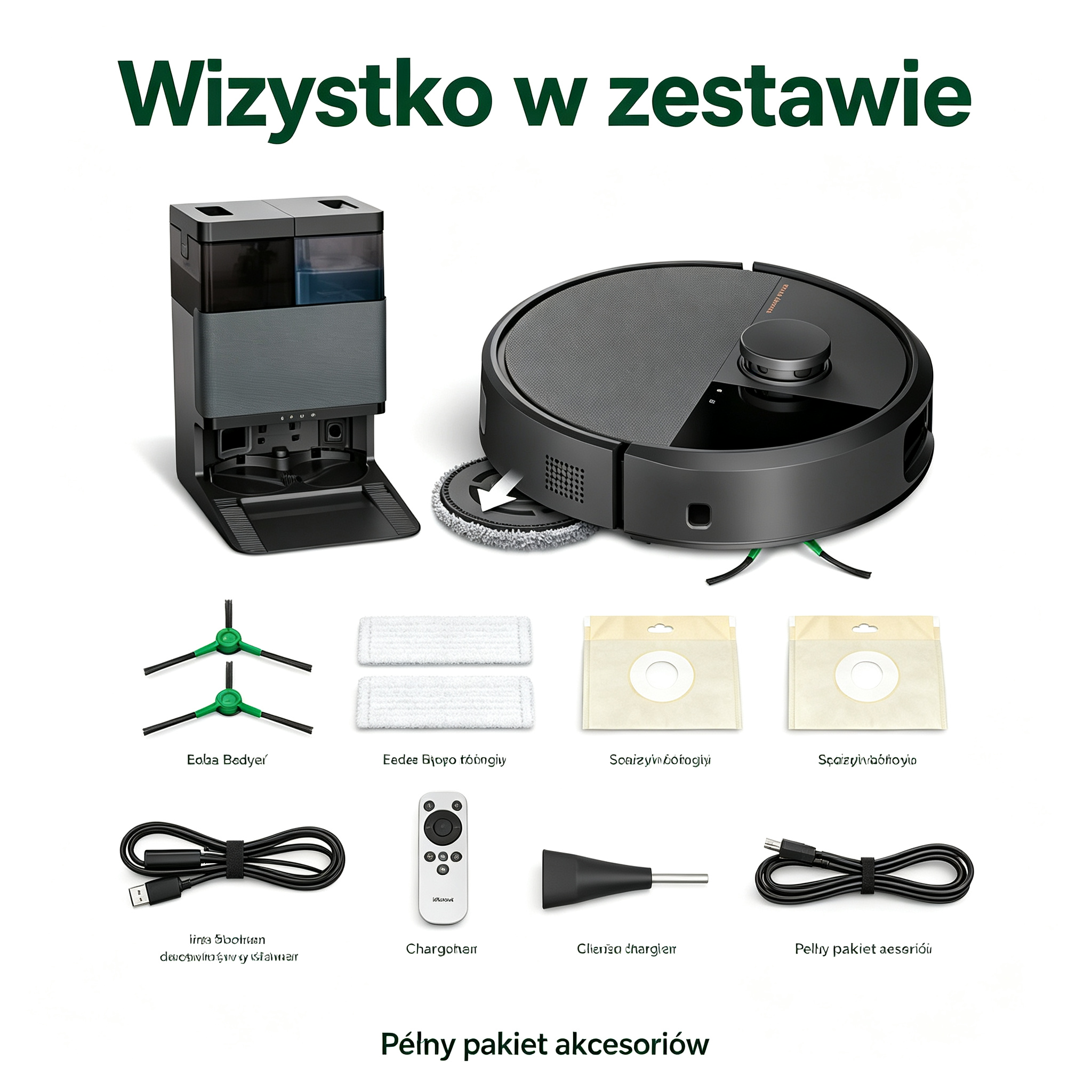 iRobot Roomba Combo 505 — Robot sprzątający 2w1 z stacją AutoWash™