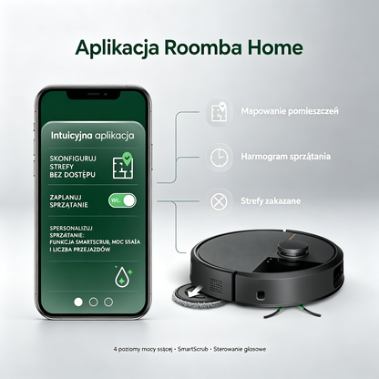 iRobot Roomba Combo 505 — Robot sprzątający 2w1 z stacją AutoWash™